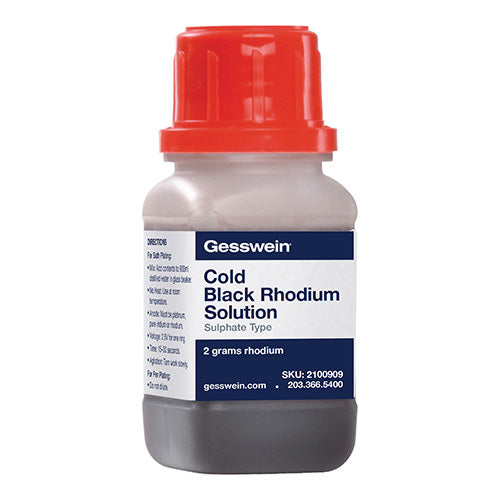 Gesswein Rhodium Plating Solution for Plating Baths