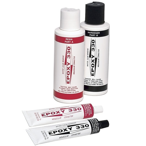 Two Part Epoxy 330 is a strong bond adhesive and can also be mixed with pigments for resin inlay jewelry