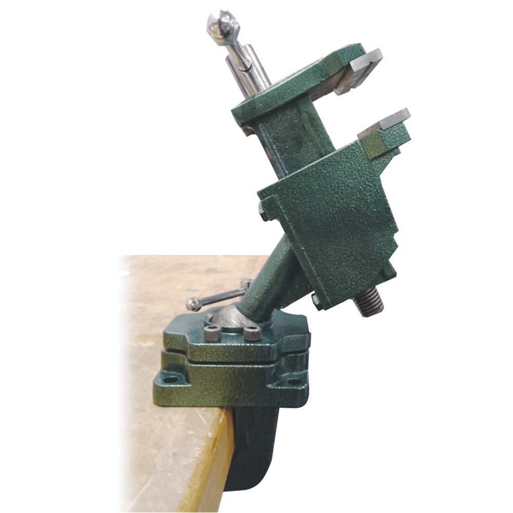 Clamp on vise used to secure work or tools while creating jewelry or other objects