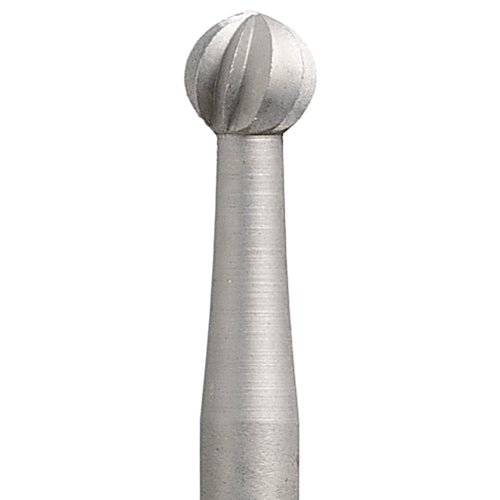 Tungsten Vanadium Steel Ball Bur used to shape, carve, and remove metal.