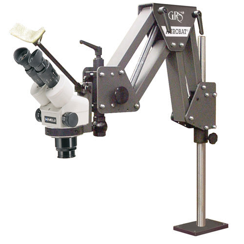 Meiji Microscope on a GRS Acrobat stand commonly used by jewelers for engraving and setting stones