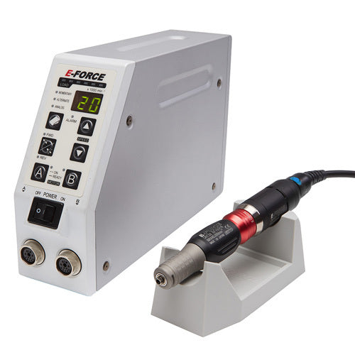 E Force High Speed micromotor with forward and reverse functions that can be used with rotary or reciprocating heads.