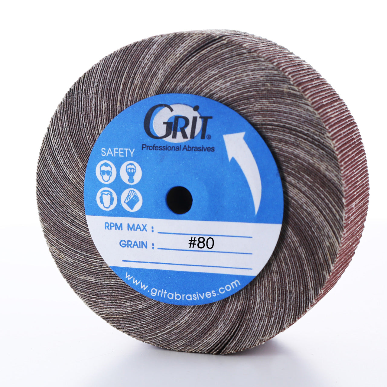 Cloth Flap Wheel 4" 80 Grit