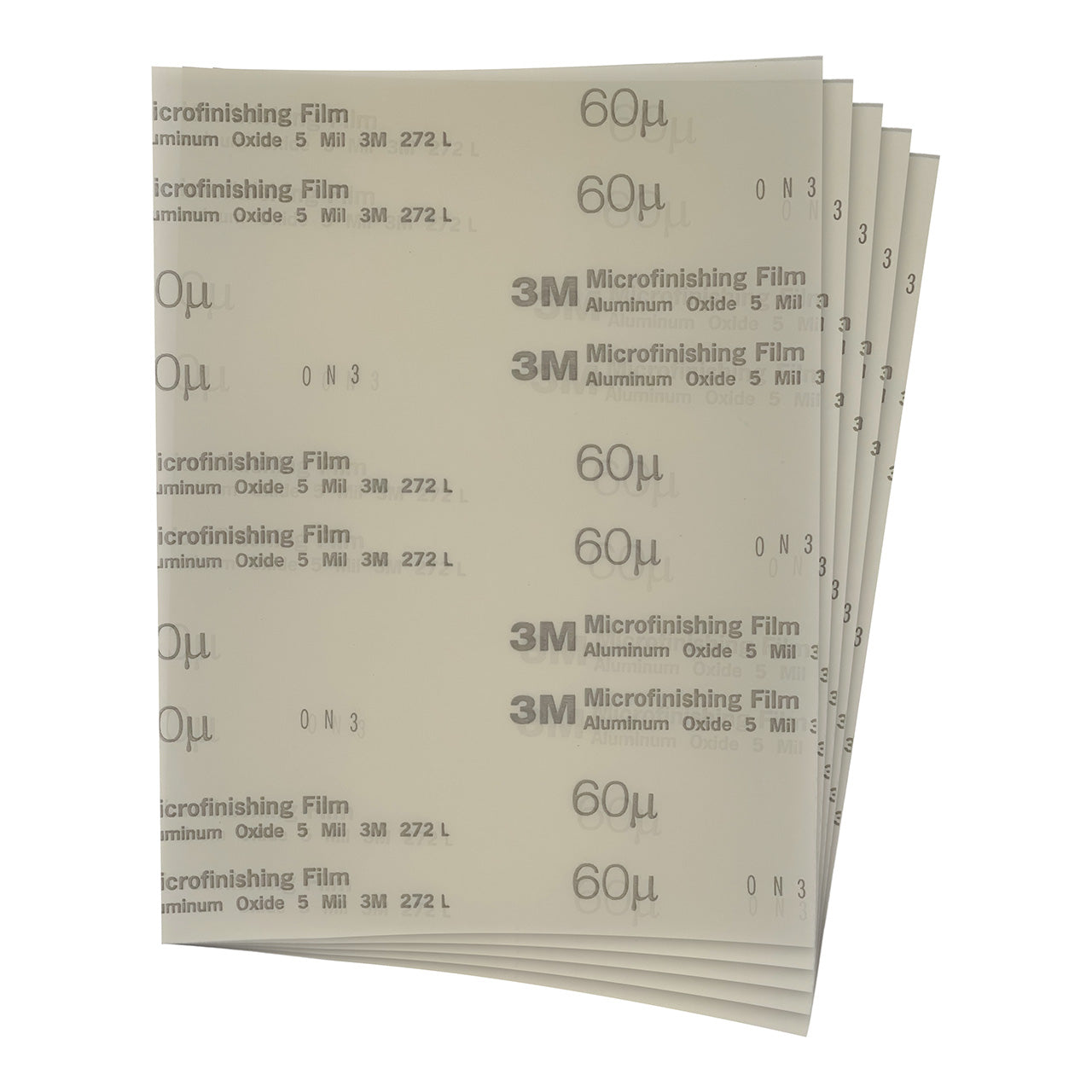 3M™ 220 Grit 60µ Imperial Microfinishing Film (Pkg. of 5)