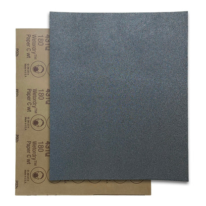 3M™ Wetordry™ Silicon Carbide Sandpaper - 180 Grit  (Pkg. of 5)