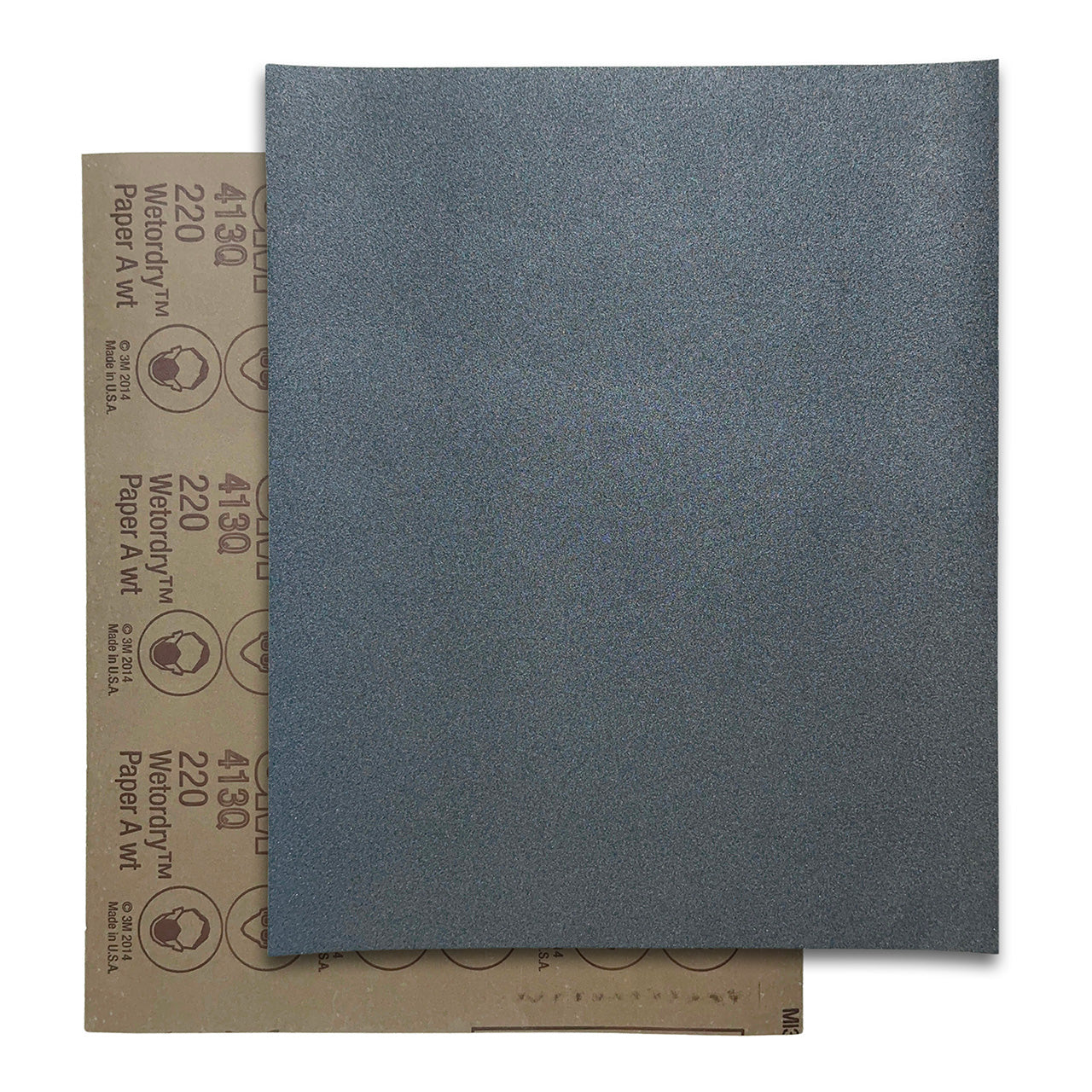 3M™ Wetordry™ Silicon Carbide Sandpaper - 220 Grit  (Pkg. of 5)