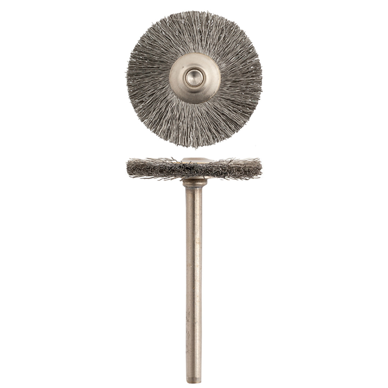 SUPRA® "MM" #734 Stainless 0.005" Wire Wheel Brushes (Pkg. of 12)