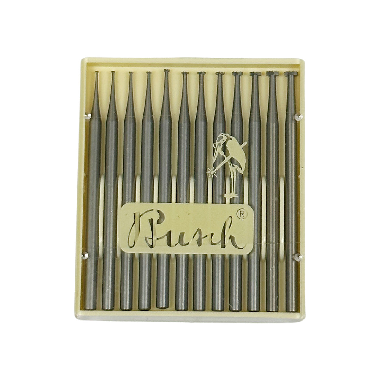 Busch® Fig. 2 007-027 Set of 12 Wheel Burs