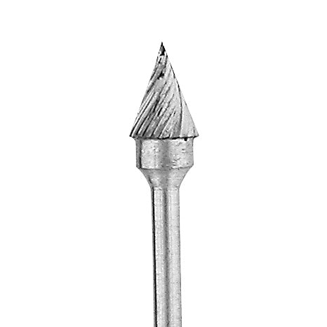 Jewelers Carbide Burs, 3/32" Shank - Cone 14 (3.50mm)