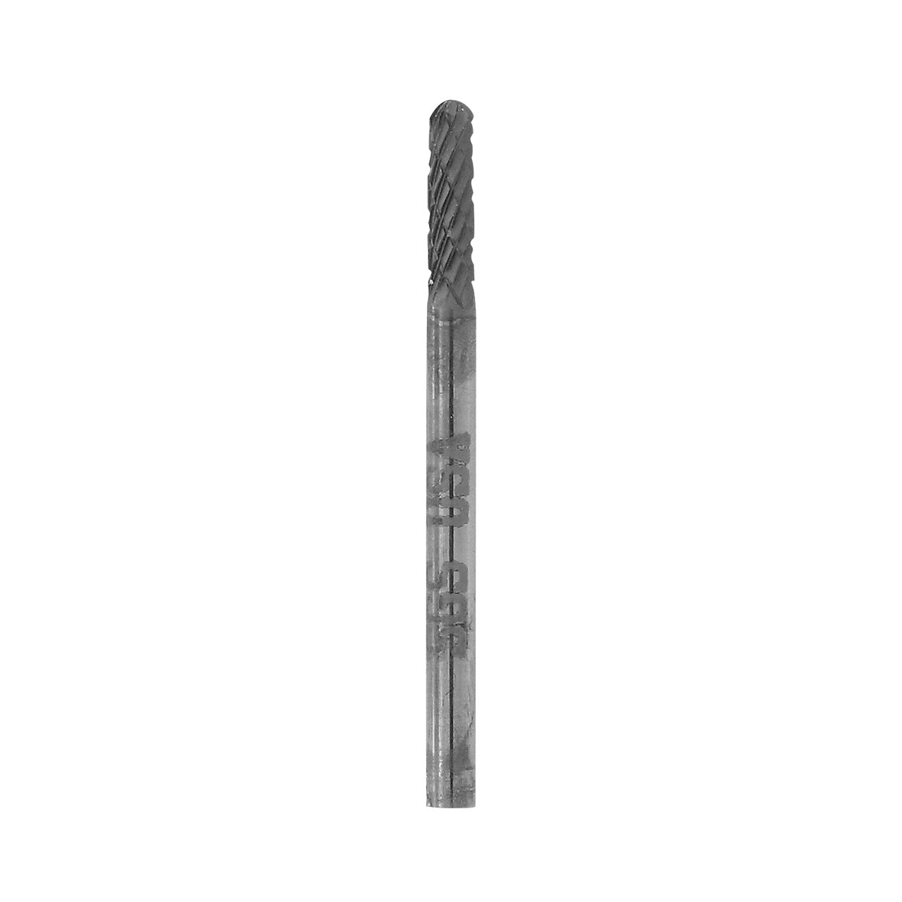 1-1/4" Solid Carbide Burs - 3/32" Shank, 3/32" x 3/8" Plain Cut, Rounded Cylinder