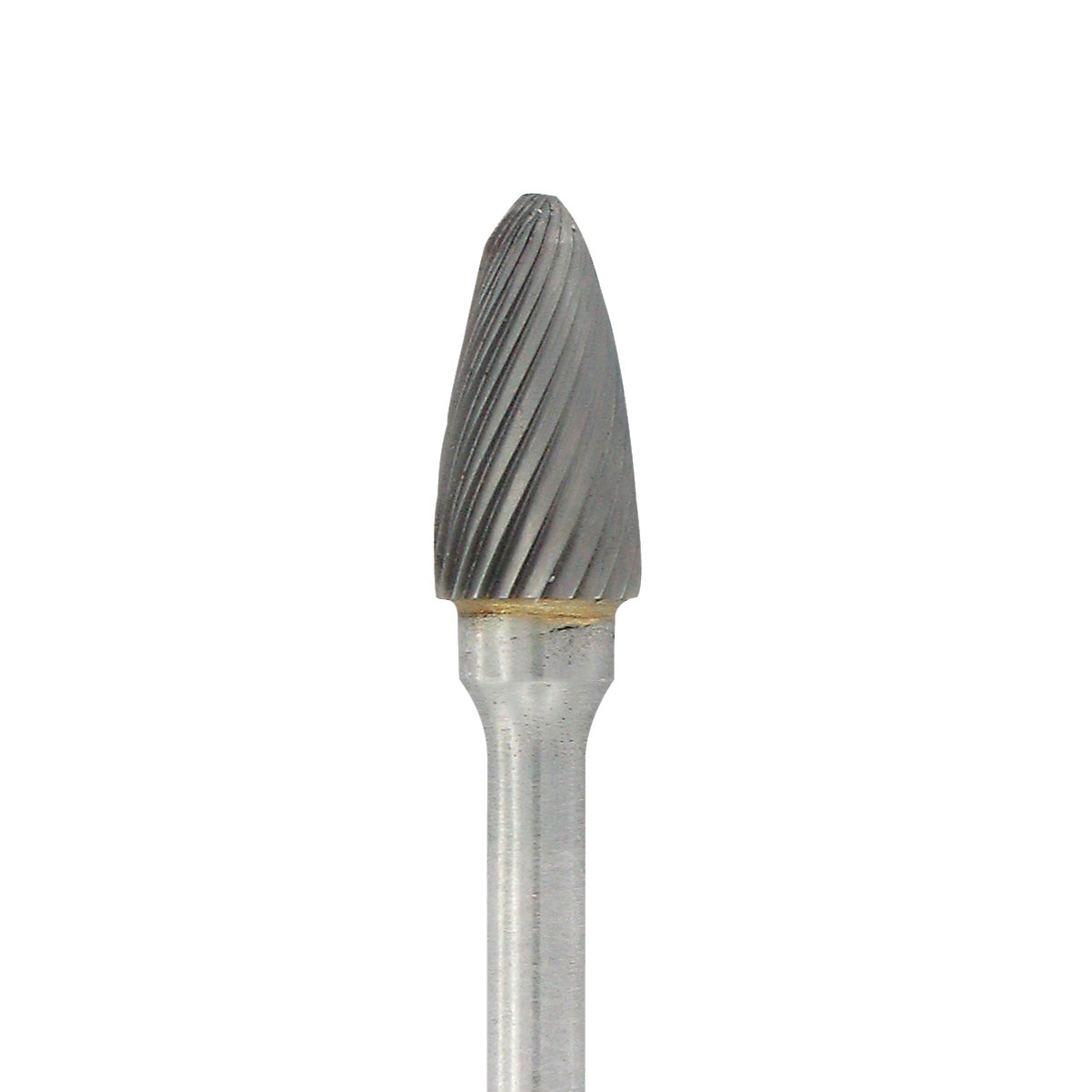 Carbide Head Burs - 1/8" Shank, 1/4" x 1/2" Double Cut, Bullet