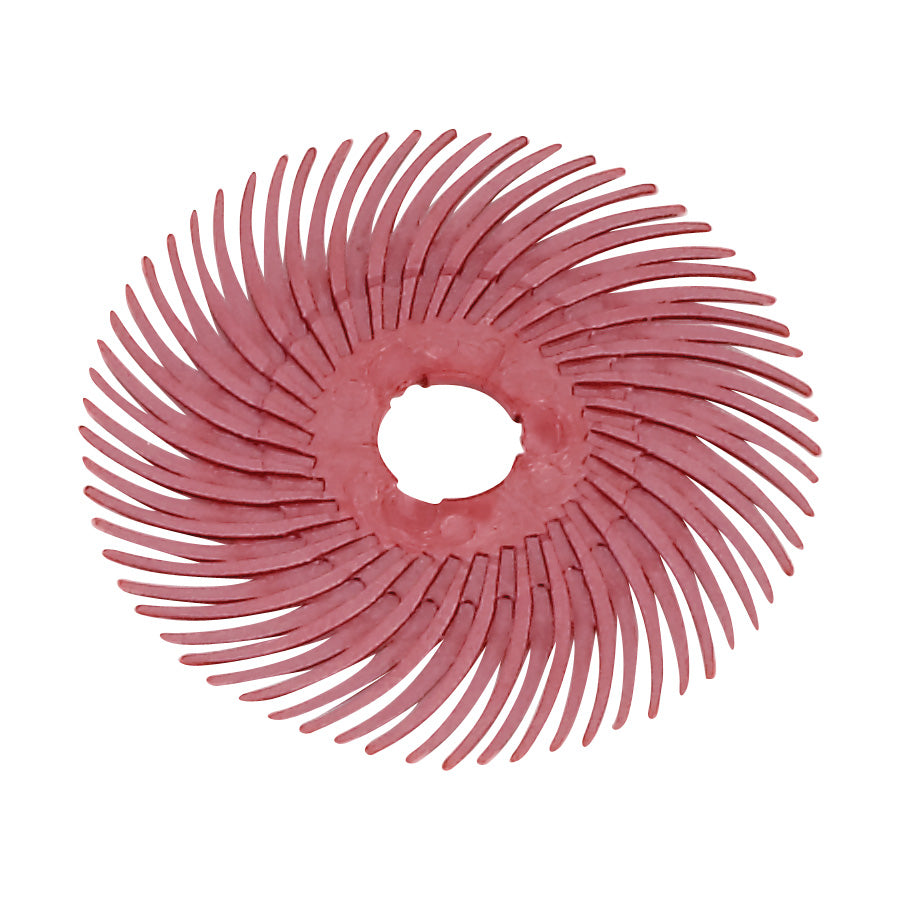 3M™ Radial Bristle Discs 2" (Pkg. of 40) - Red (220 grit)