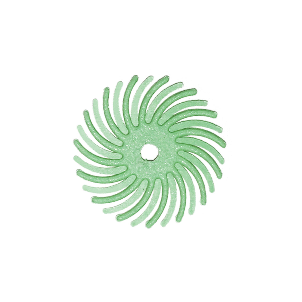 Dedeco® SUNBURST® Radial Discs - 5/8", 1 Micron Light Green (Pkg. of 12)