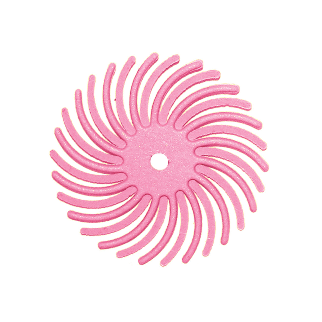 Dedeco® SUNBURST® Radial Discs - 7/8" 600 grit (Pkg. of 48) Pink