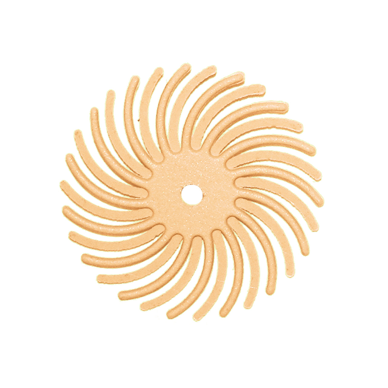 Dedeco® SUNBURST® Radial Discs - 7/8", 6 Micron (Pkg. of 12) Peach