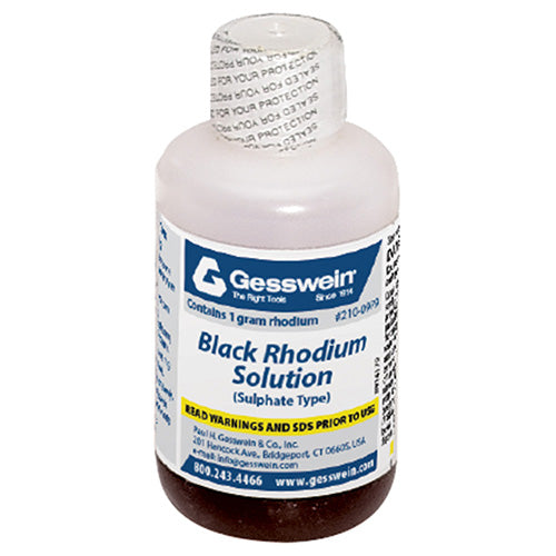 Gesswein® Black Rhodium Bath Concentrate - 1 Gram