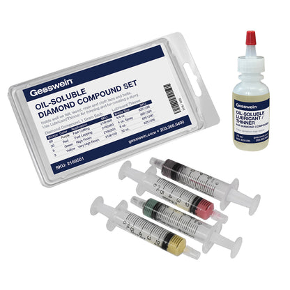 Gesswein® Diamond Compound Sets - Oil-Soluble Set