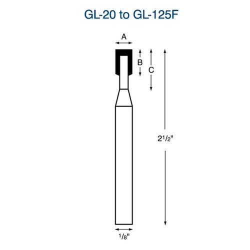 Diamond Pins, "GL" Series - GL-40F