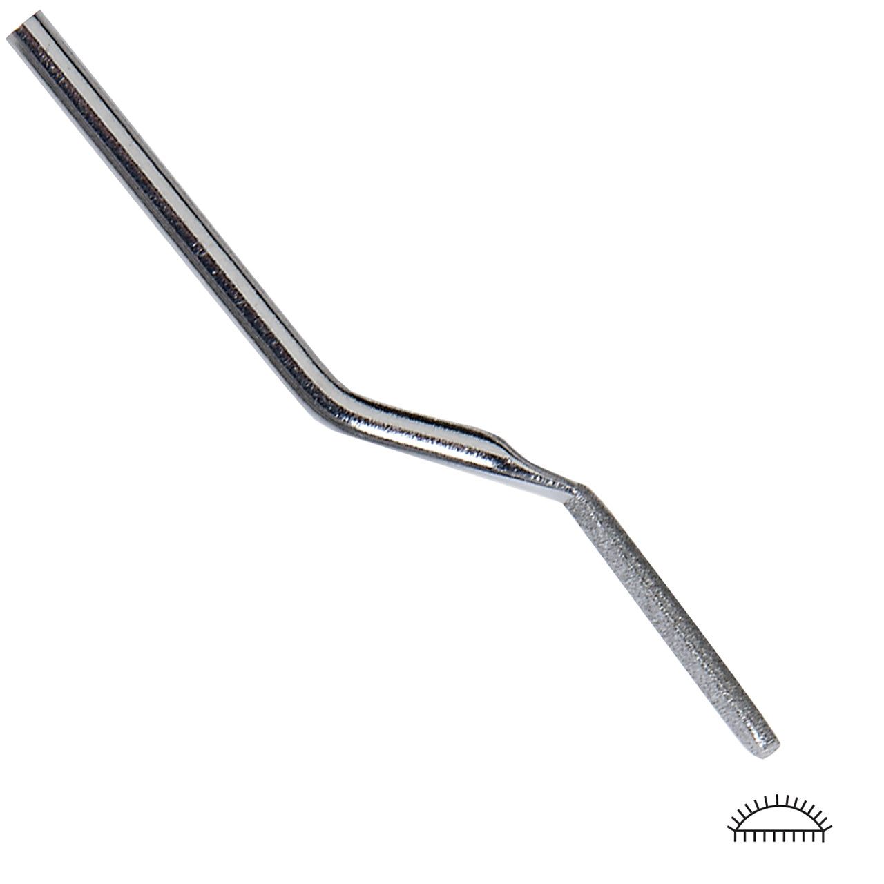 Diamond Riffler Poli 150Grit Half-Round Bent, 5 x 2mm File