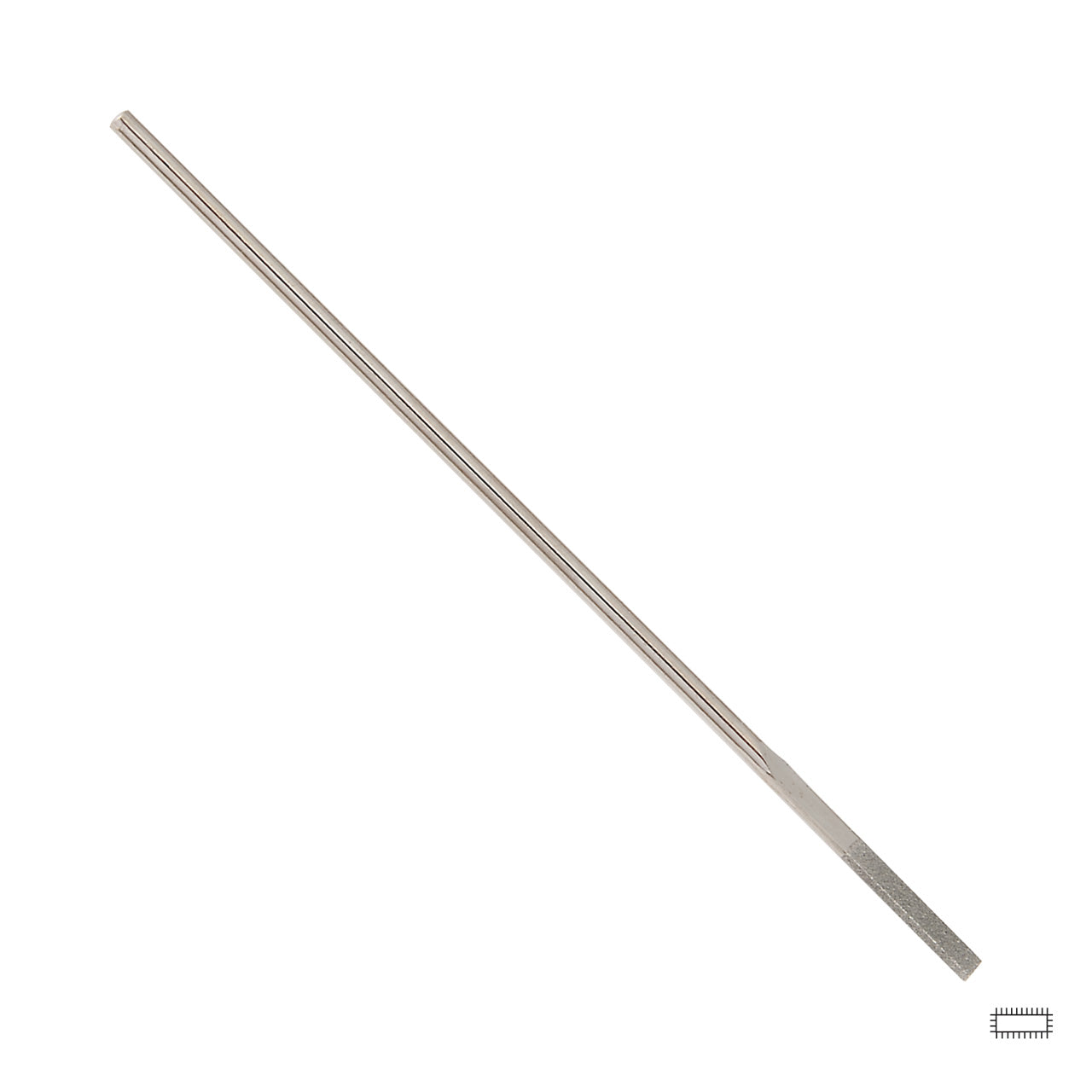 Gesswein® Single End Diamond Rifflers - Flat, 3.5 x 1.5mm