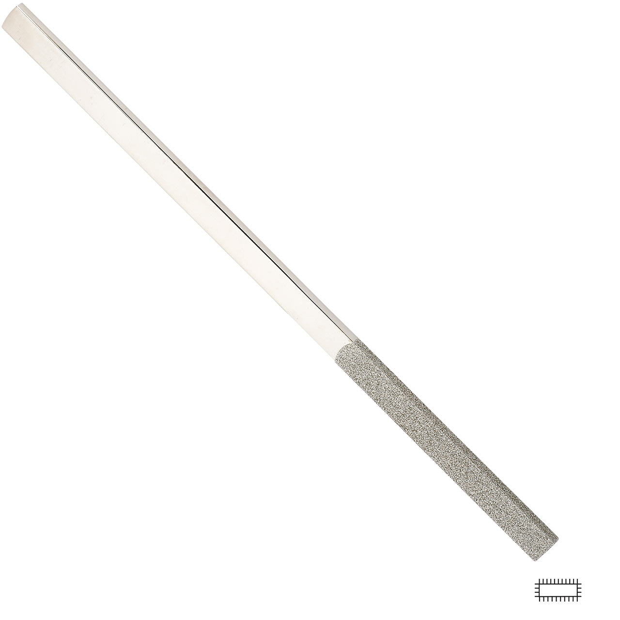 Gesswein® Equalling 200 Grit  Heavy-Duty Diamond Hand File