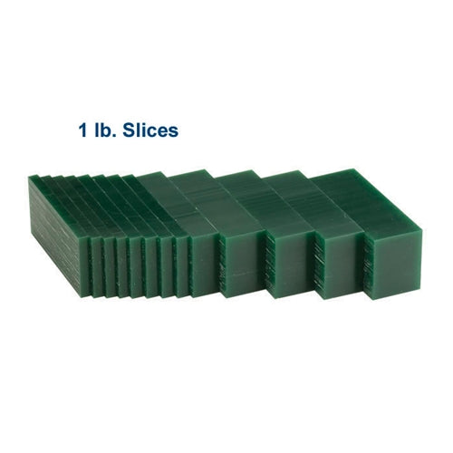 Matt™ Carving Wax Blocks & Slices - 1 lb. Slices Green