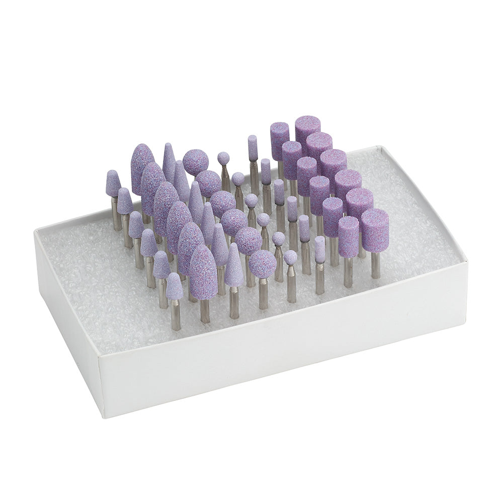 Gesswein® Purple Mounted Points Set of 48 - 1/8" Shank