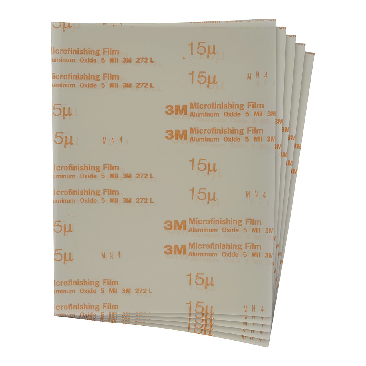 3M™ 600 Grit 15µ Imperial Microfinishing Film (Pkg. of 5)