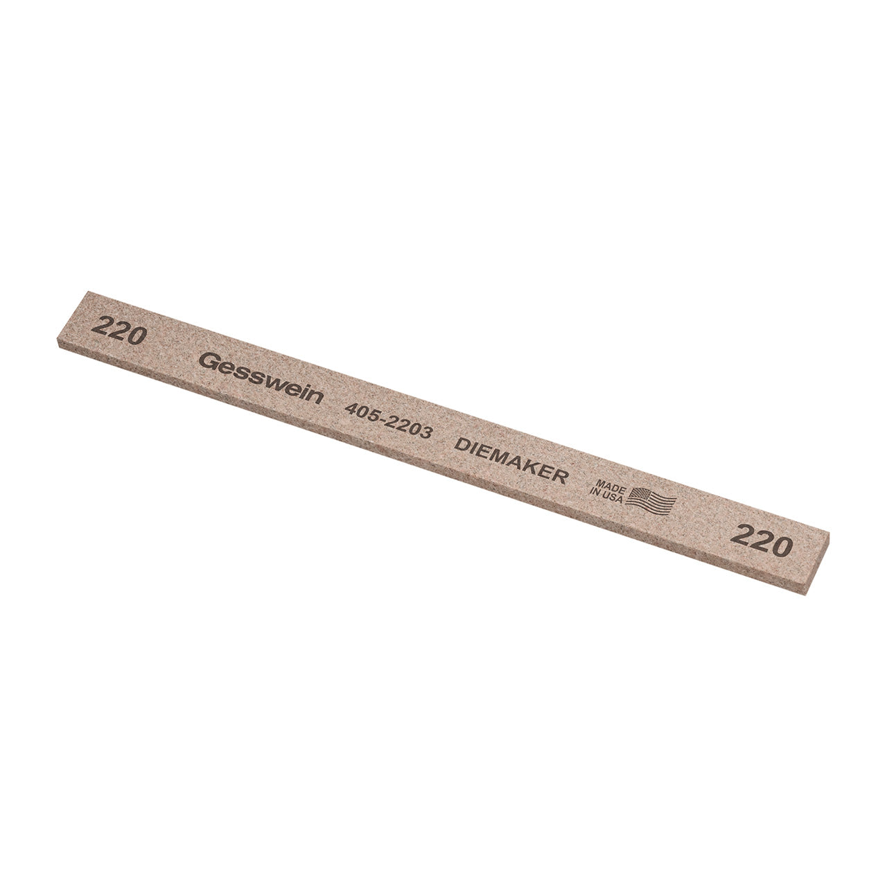 Gesswein® Diemaker Stones - 1/2" x 1/8" x 6", 220 Grit  (Pkg. of 12)