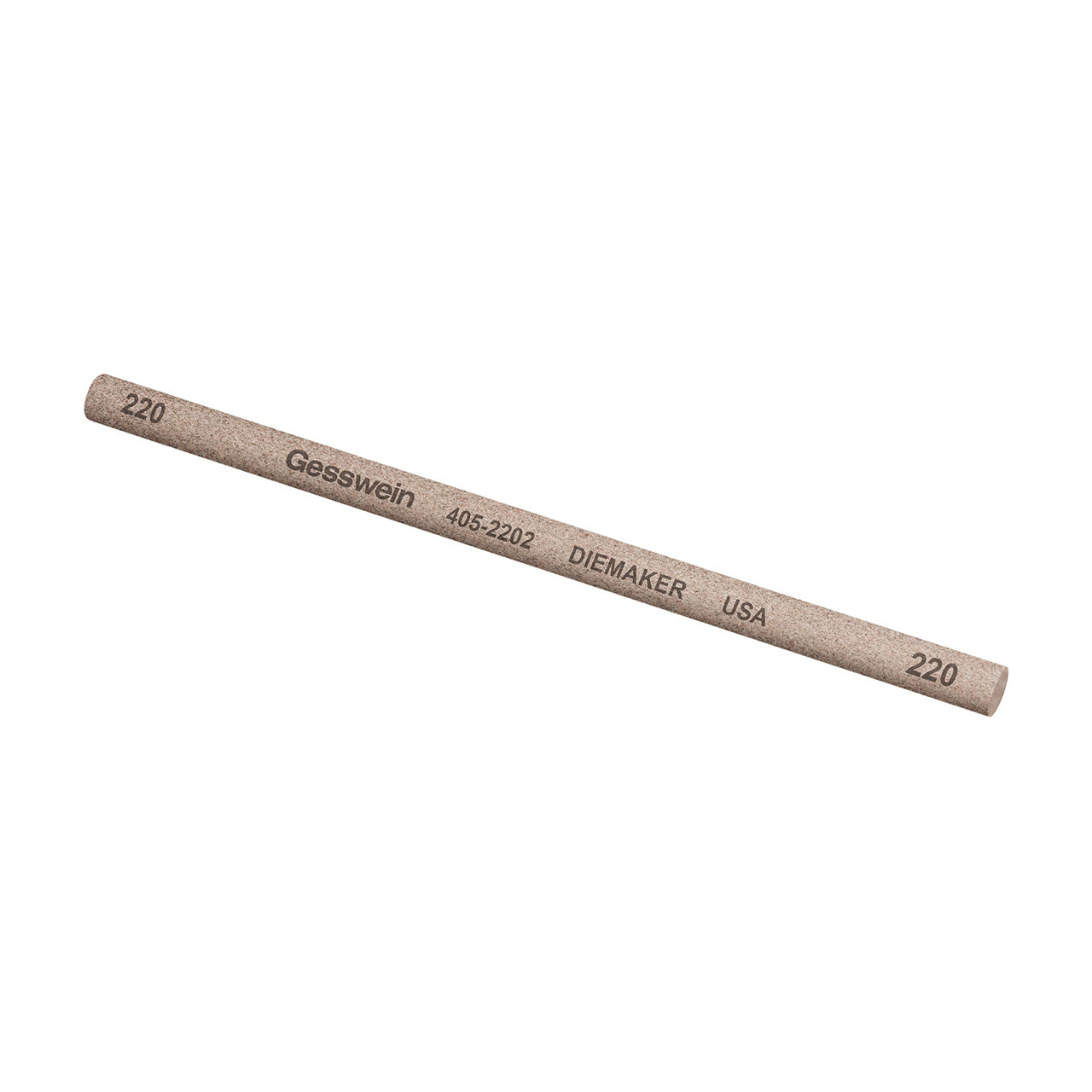 Gesswein® Diemaker Stones - 1/4" Round x 6", 220 Grit  (Pkg. of 6)