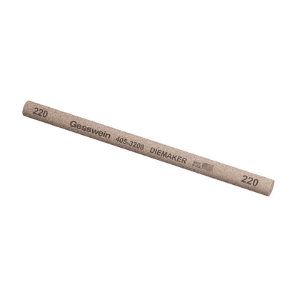 Gesswein® Diemaker Stones - 3/8" Round x 6", 220 Grit  (Pkg. of 6)