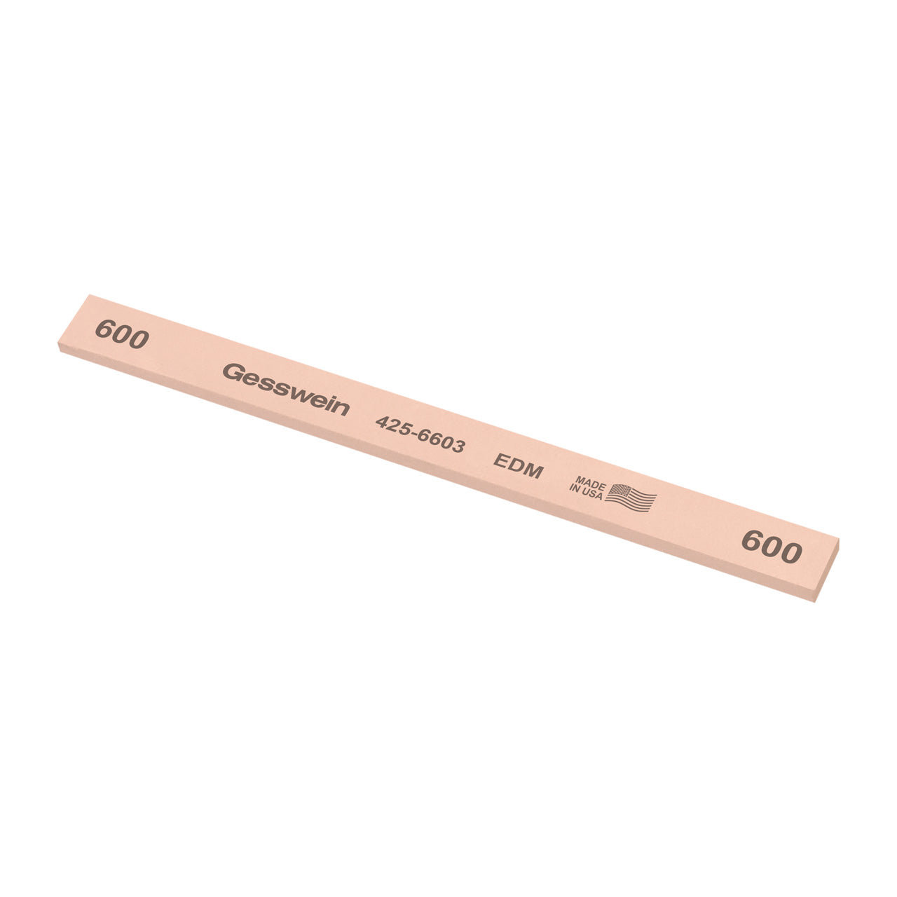 Gesswein® EDM Stones - 1/2" x 1/8" x 6", 600 Grit  (Pkg. of 12)