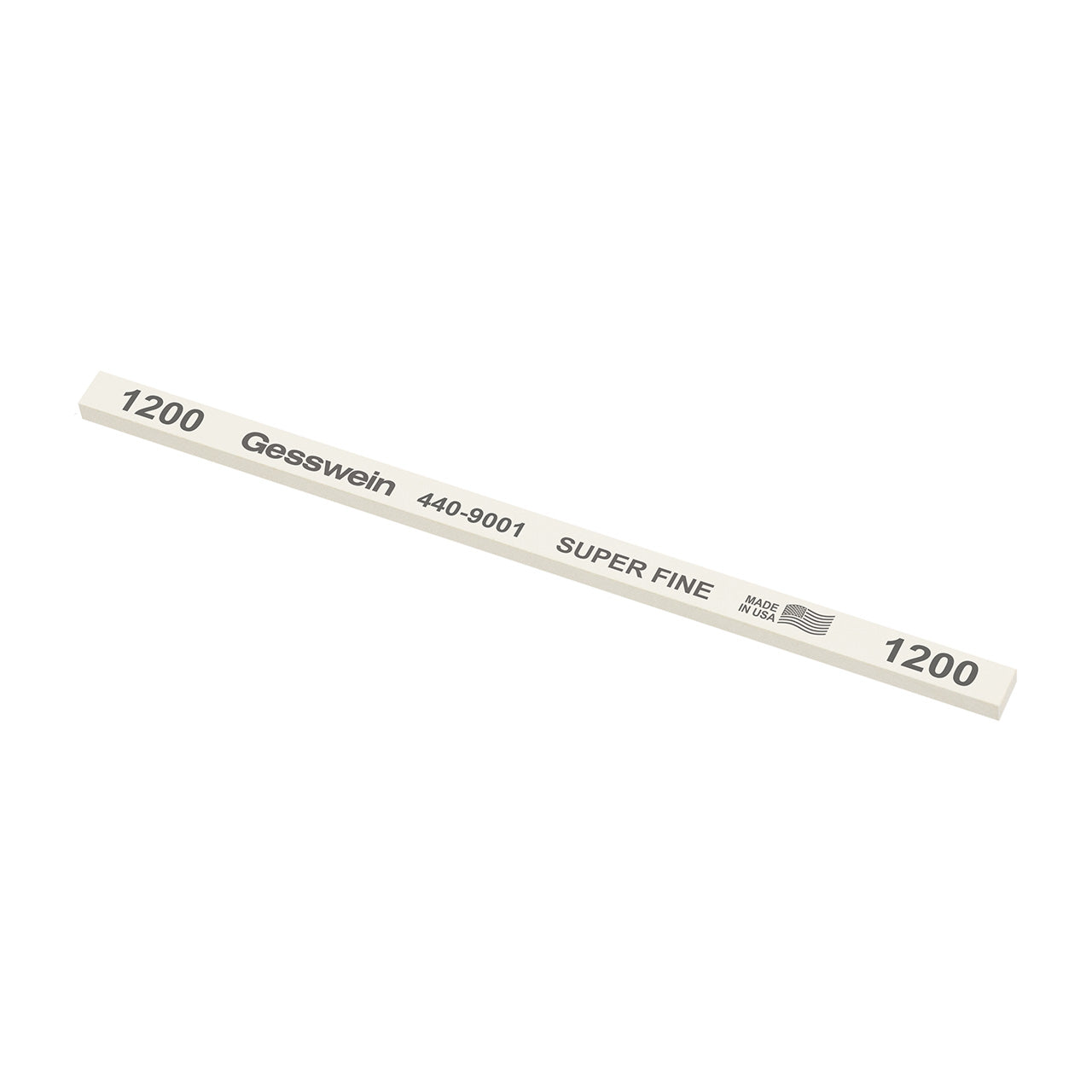 Gesswein® Super Fine Stones - 1/4" x 1/8" x 6", 1200 Grit  (Pkg. of 12)