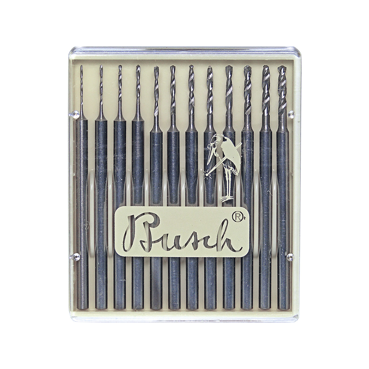 Busch® Bur Fig. 77  005-016 Set of 12 Twist Drills