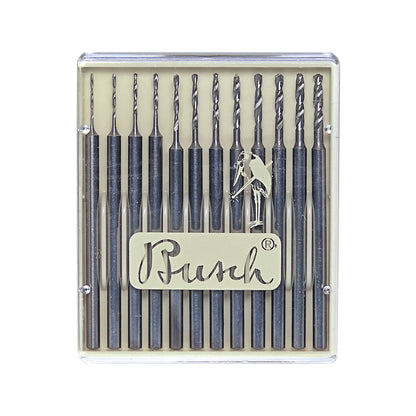 Busch® Bur Fig. 77  005-016 Set of 12 Twist Drills