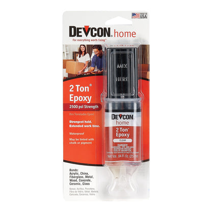 Devcon® 2-Ton Epoxy - Dev-Tube 1 oz. (Clear)