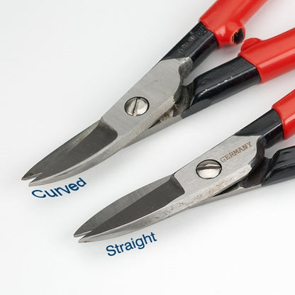 Lightweight Metal Snips - Curved Blades, Plain Handle