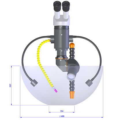 Sisma SWA Swivel Optical Attachment