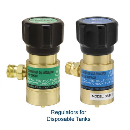 The Small Torch™ Regulators - Oxygen, for Disposable Tanks