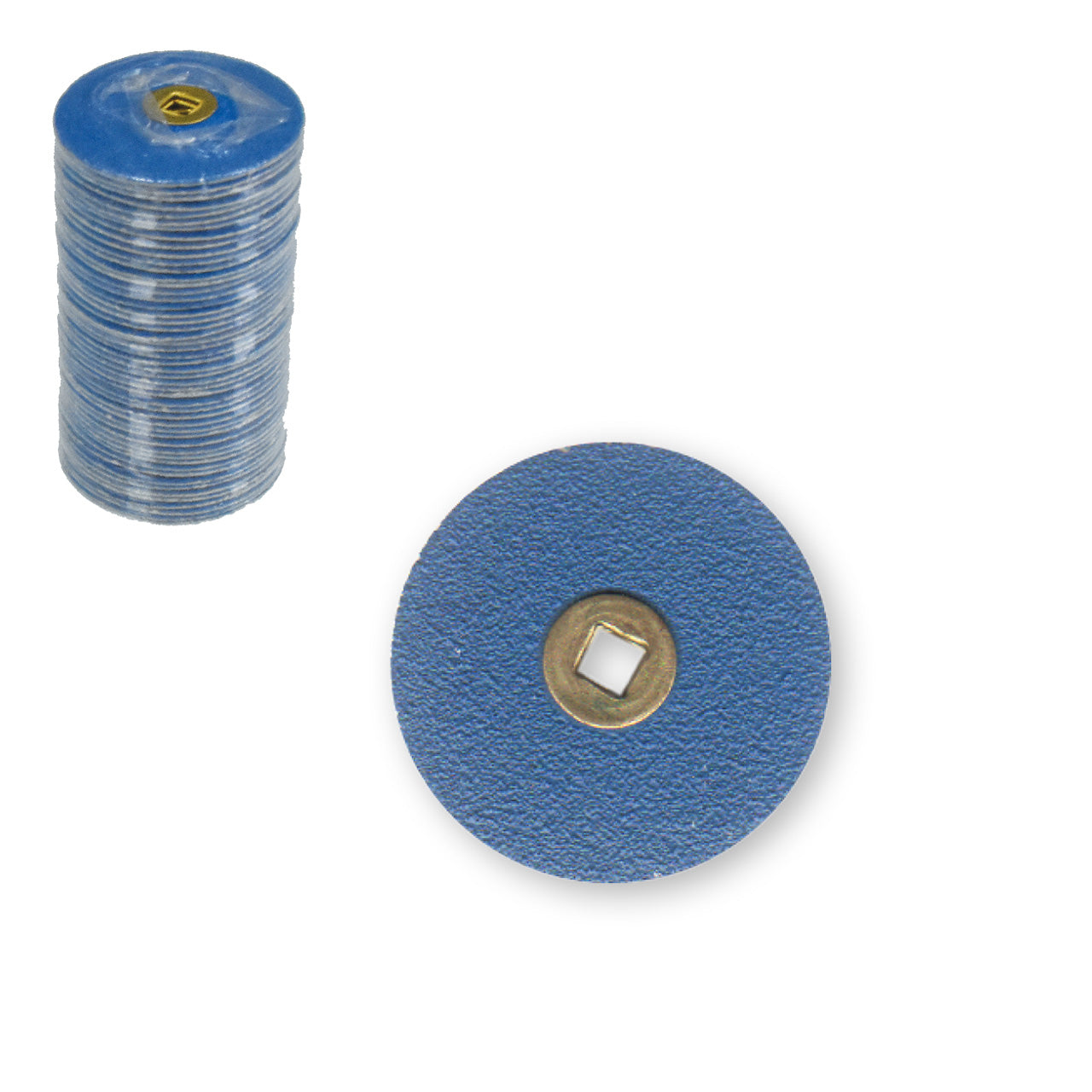 Snap-on Blue Zirconia Discs - Coarse, 7/8"(50)