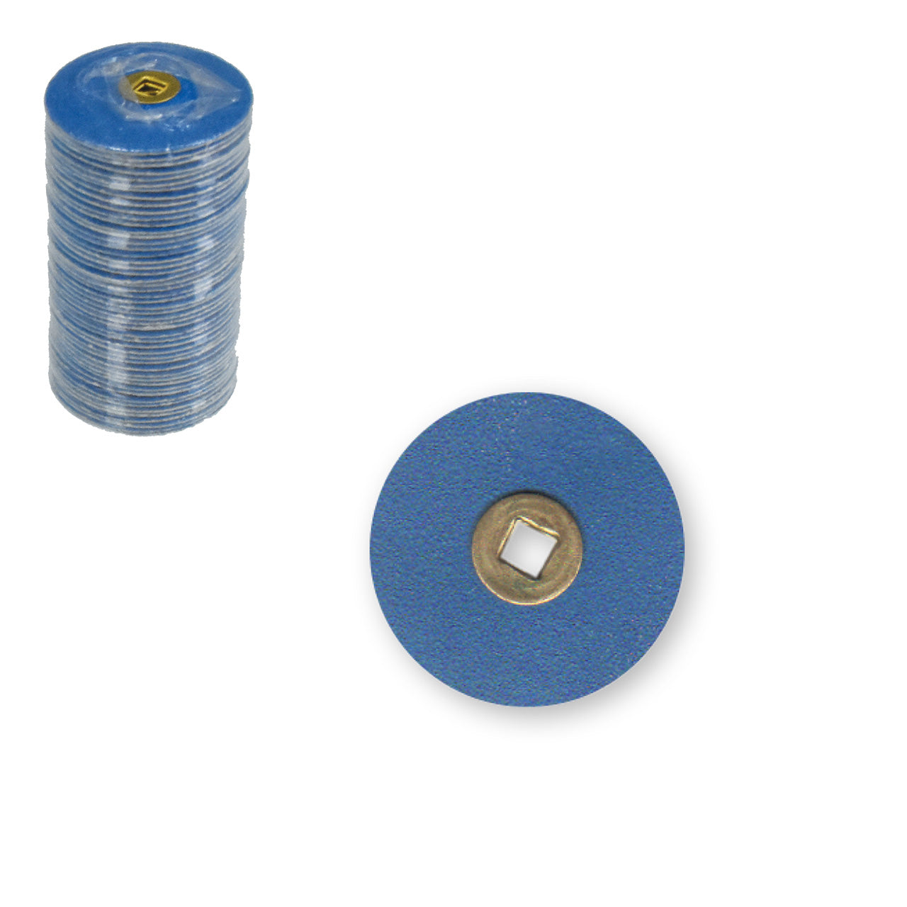 Snap-on Blue Zirconia Discs - Medium, 3/4"