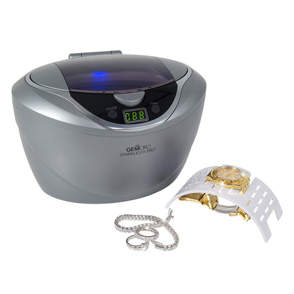 Slate GEMORO® SparkleSpa Pro® Personal Ultrasonic Jewelry Cleaner