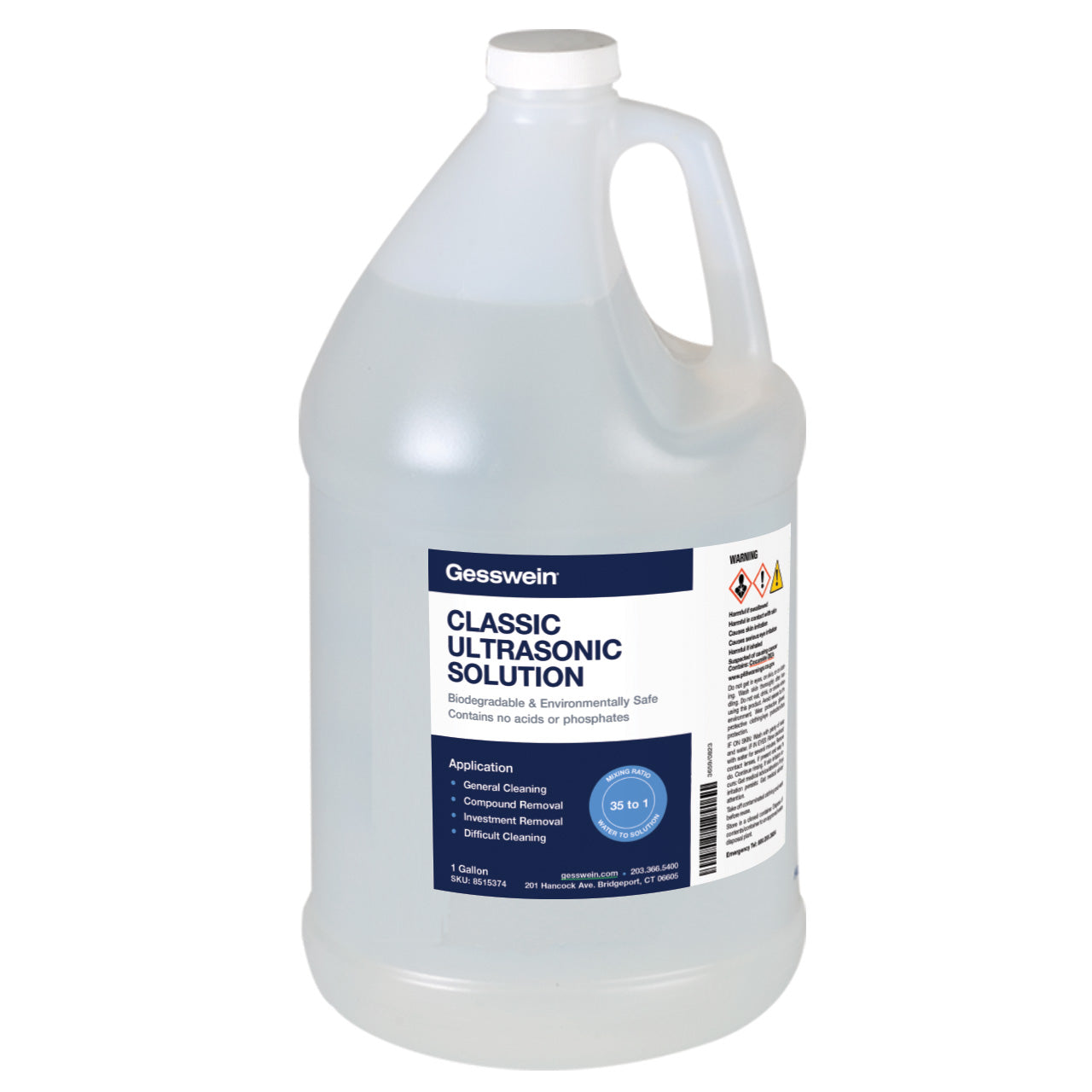 Classic Ultrasonic Solution - 1 Gallon Bottle