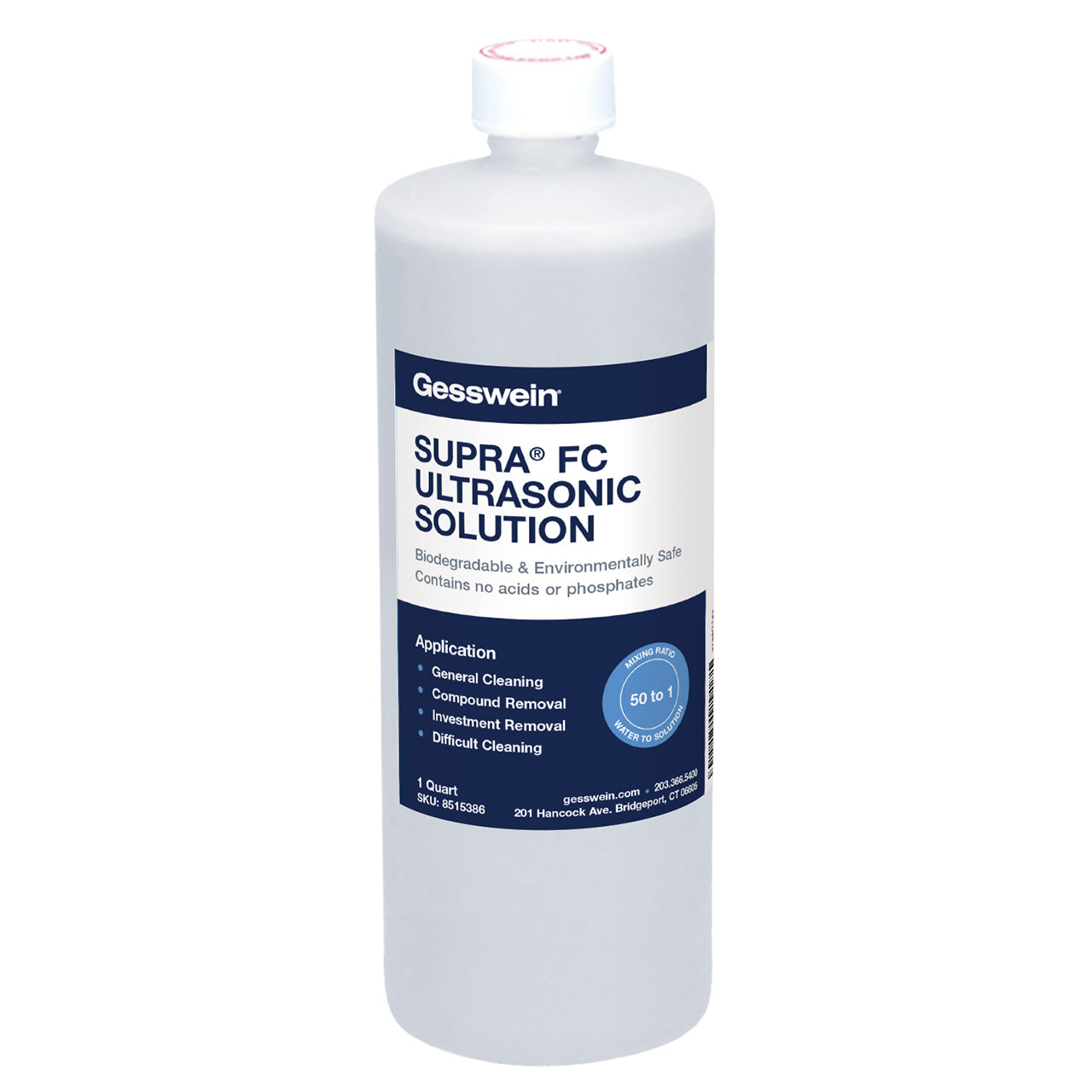 SUPRA® FC Ultrasonic Solution - 1 Quart Bottle