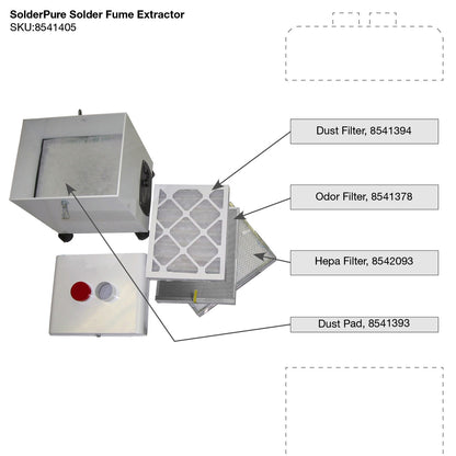 Quatro SolderPure Solder / Wax Smoke and Fume Extractor