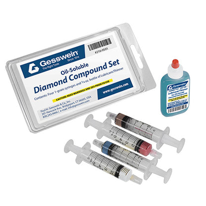 Gesswein® Diamond Compound Sets - Oil-Soluble Set